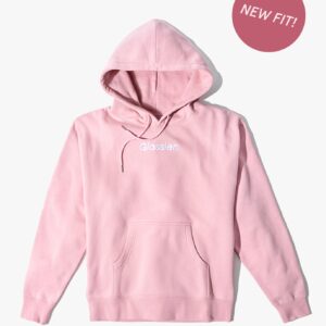 Embroidered Pink Hoodie